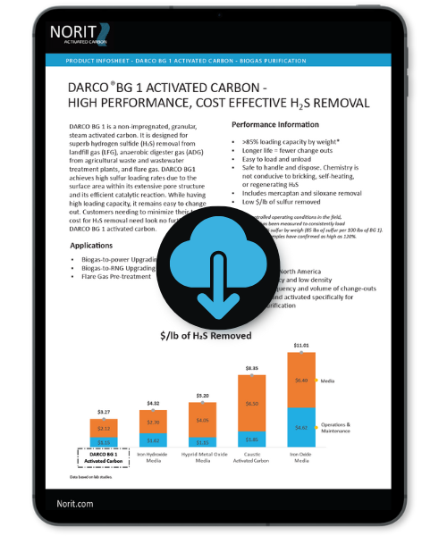 Infosheet - DARCO BG 1 ACTIVATED CARBON